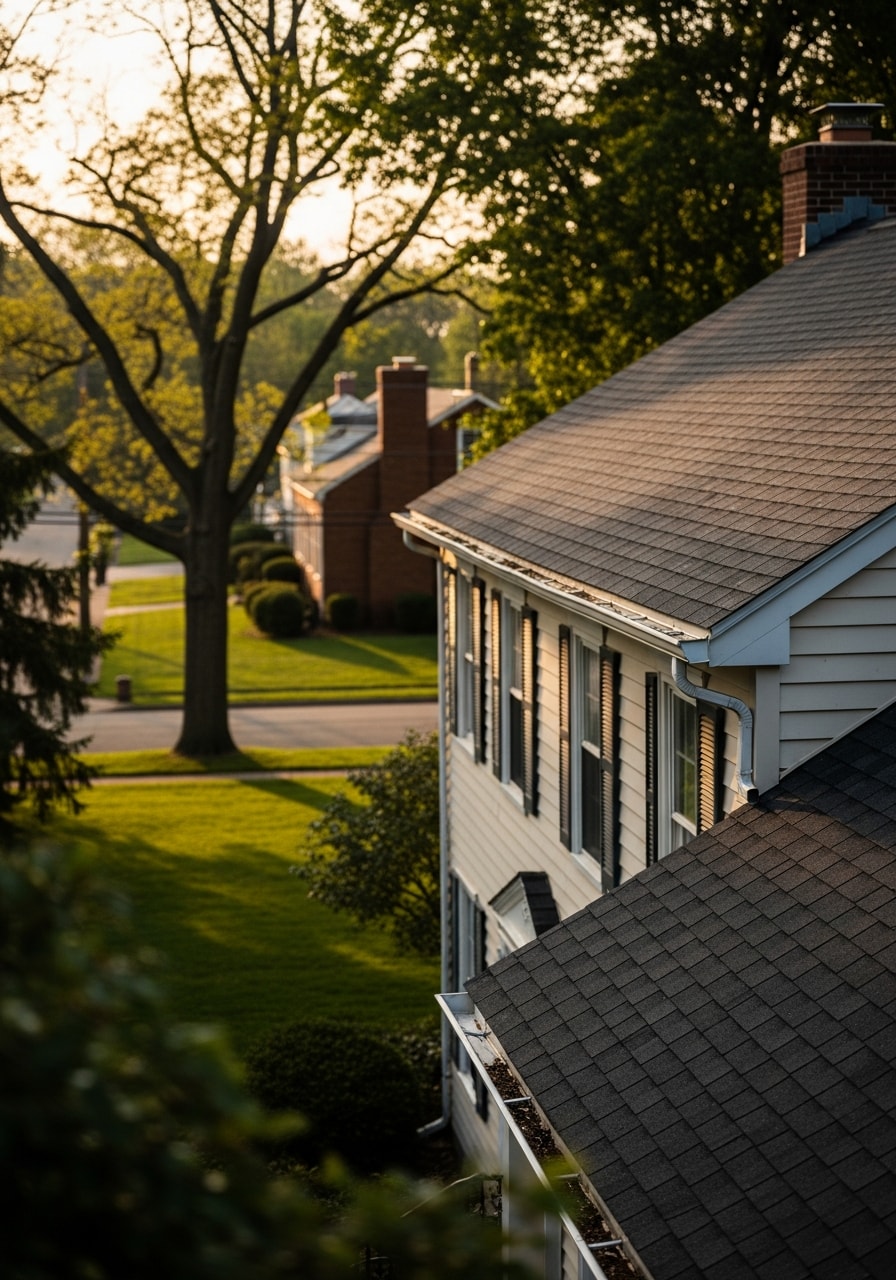 An Oneida County homeowner standing at their property with a confident, satisfied expression.